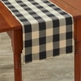 thumbnail image 2 of Park Designs Buffalo Check Backed Table Runner - 36''L - Black, 2 of 4