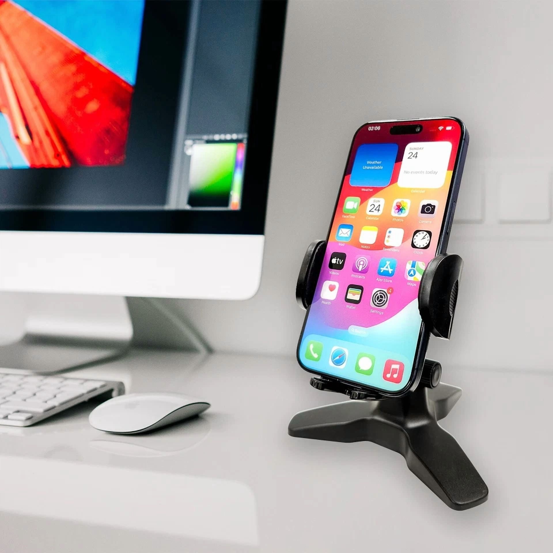 Cellet Adjustable Phone Stand One Touch Arm Release Button
