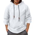 thumbnail image 3 of MHFRRA Sudaderas con Capucha de Otoño: Ropa Informal Cómoda y A La Moda para Jóvenes y Medianas Edades Blanco, 3 of 7