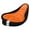 Orange, variant on Bicycle Seat Cushion Cover, Padded Bike Saddle Pad for Comfort, Protective Cycle Seat Accessory, Universal Fit for Bikes, Orange
