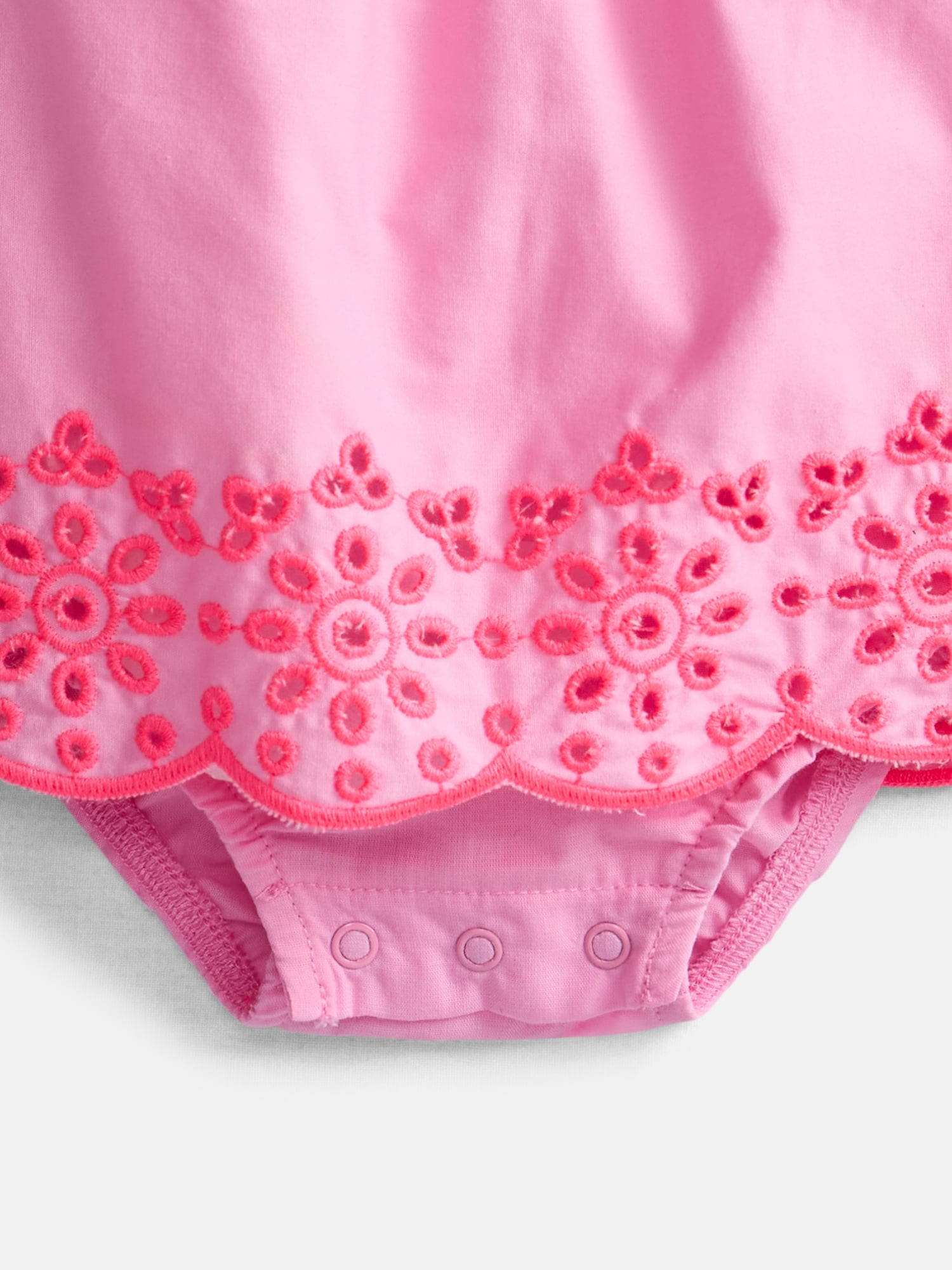 Wonder Nation Baby Girls Eyelet Tank Romper, Sizes 0/3M-24M