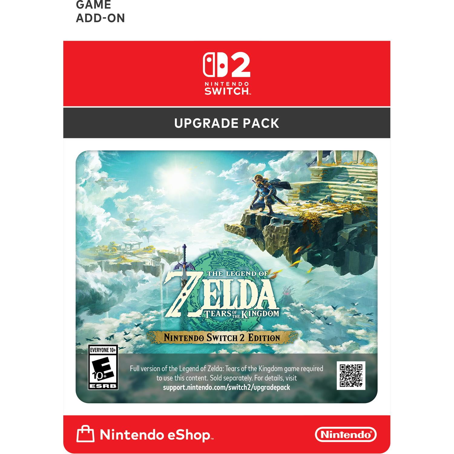 Nintendo Legend of Zelda Breath of the Wild Upgrade Pack for