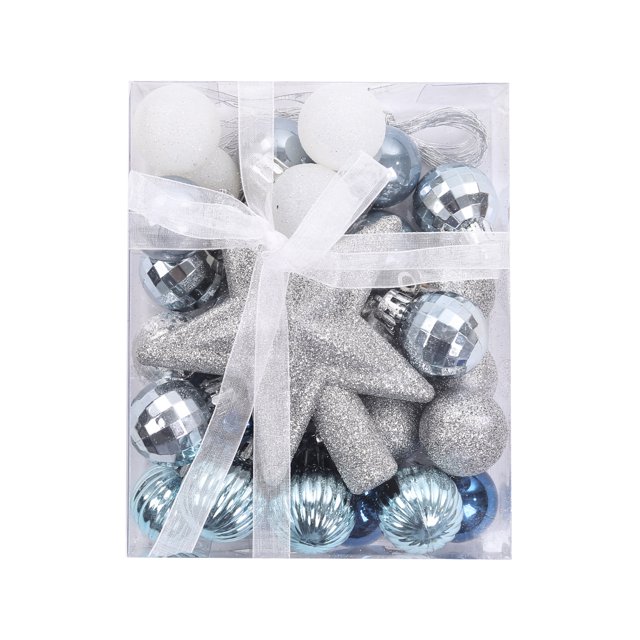 TheFound Christmas Balls, Solid Color Ball Decorative Artware Festival Ornament