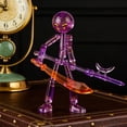 thumbnail image 4 of Iumwxz Collectible Action Figure Set Movable Multi-Jointed Robot Mechanical Building Toy Stop Motion Game Assembly Educational Imaginative Play Hand-Eye Coordination Birthday Gift for Kids Teens, 4 of 7