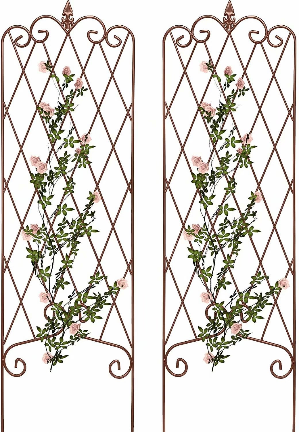 Amagabeli 2 Pack Garden Trellis for Climbing Plants 60