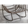 thumbnail image 7 of ARCTICSCORPION Indoor Outdoor Wicker Rocking Chair with Comfy Thick Cushion, Beige, 7 of 7