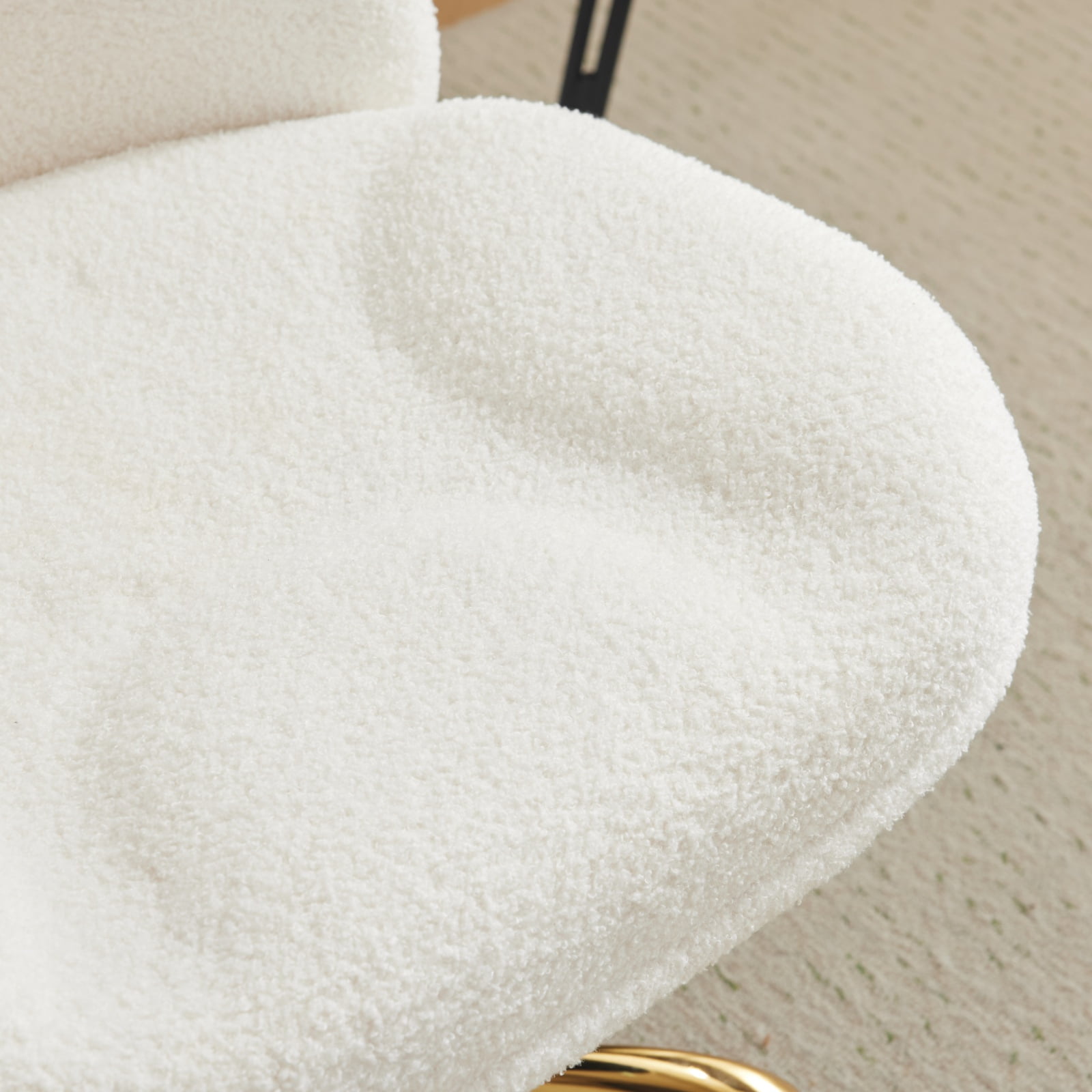 Ktaxon  Armless Office Chair Swivel Study Chair Adjustable Desk Chair with Wheels and Lumbar Pillow for Conference and Home White
