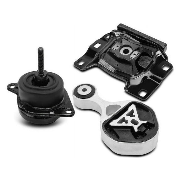 Engine Mount and Transmission Mount Kit 3 - Compatible with 2016 - 2019 Ford Explorer 2.3L 4-Cylinder 2017 2018