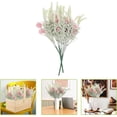 thumbnail image 6 of Realistic Faux Dandelion Flowers 2pcs Set Red Plastic Simulation Flower Adornments for Home Décor and Wedding Decoration, 6 of 9