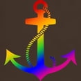 thumbnail image 3 of CafePress - Rainbow Anchor T Shirt - Men's Classic Graphic Cotton T-Shirt, 3 of 4