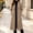 Khaki, variant on Long Winter Coats for Women Long Wool Blend Notched Lapel Single Breasted Coat, Sizes S-XXL