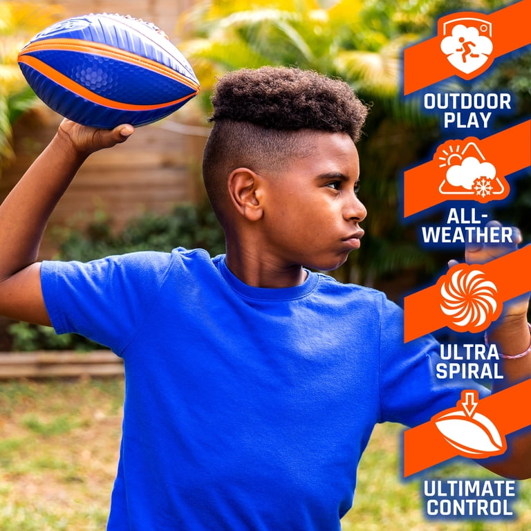 Franklin Sports Patented Spacelace NERF Spiral Grip Mini Football