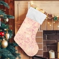 thumbnail image 5 of Coolnut 17.7 Inch Christmas Stockings, 1 PCS Butterfly Pattern Presonalized Large Stocking Sock for Family Holiday Xmas Party Decorations, 5 of 7
