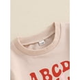 thumbnail image 6 of Elippeo Baby Girls Boys Sweatshirts Rompers Valentine's Day Clothes Letter Heart Print Long Sleeve Spring Bodysuits Jumpsuits 3 6 12 18 Months, 6 of 9