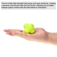 thumbnail image 4 of Uxcell Bounce Reaction Balls Coordination Training Ball Agility Trainer TPR High Difficulty, Yellow 4 Pack, 4 of 5