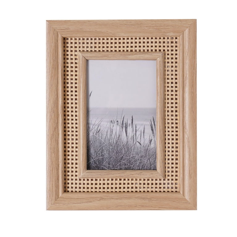 Woven Rattan 4x6 Picture Frame