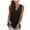 Black, variant on Womens Summer Tank Tops Solid V-Neck Sleeveless Shirts Casual Loose Tunic Blouses Black