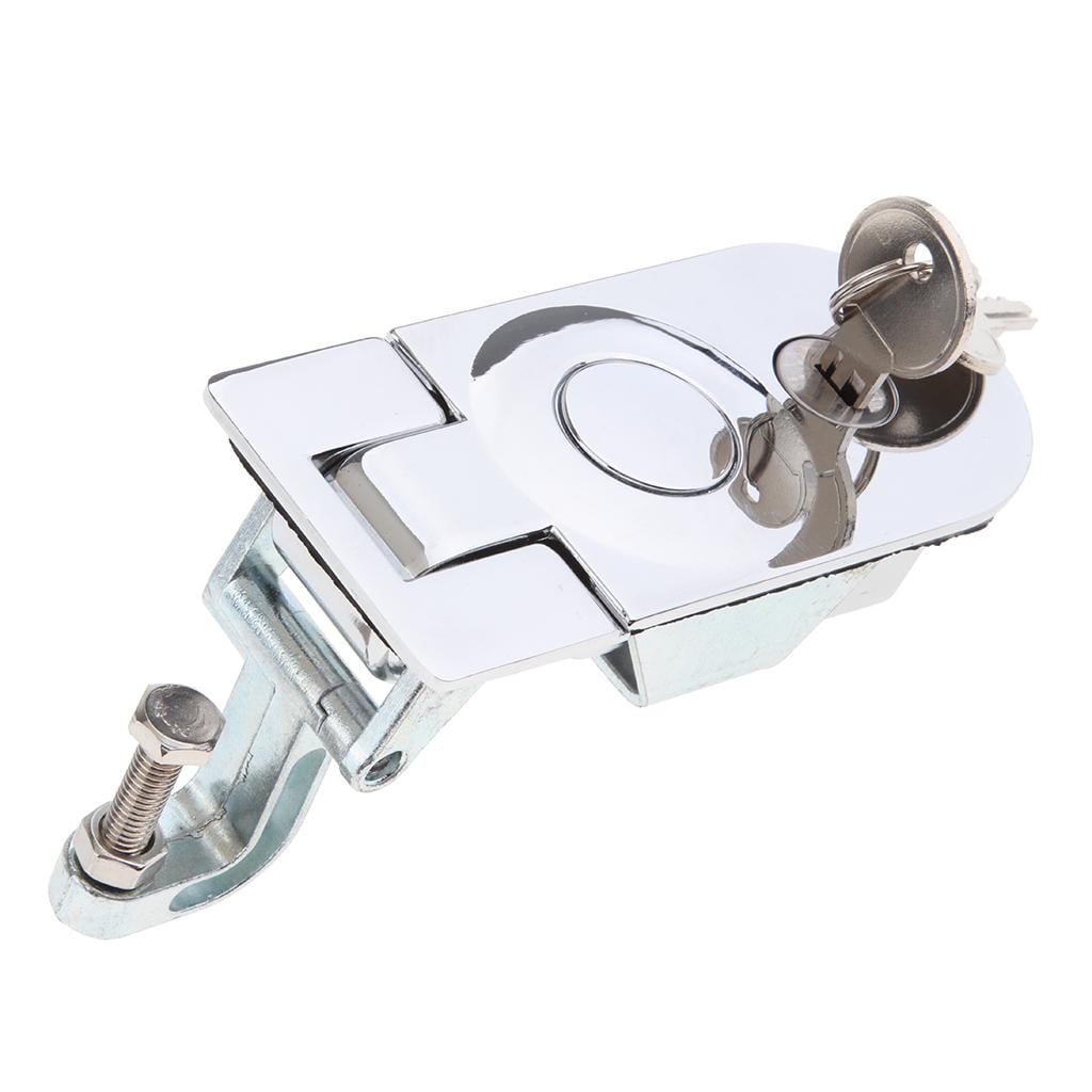 RV Baggage Compartment Door Lock - Flush Mount Compression Latch Key Locking w/ Keys for Boat Door Cabinet Floor