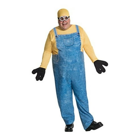Minions Movie Minion Bob Men's Plus Size Adult Halloween Costume, XL