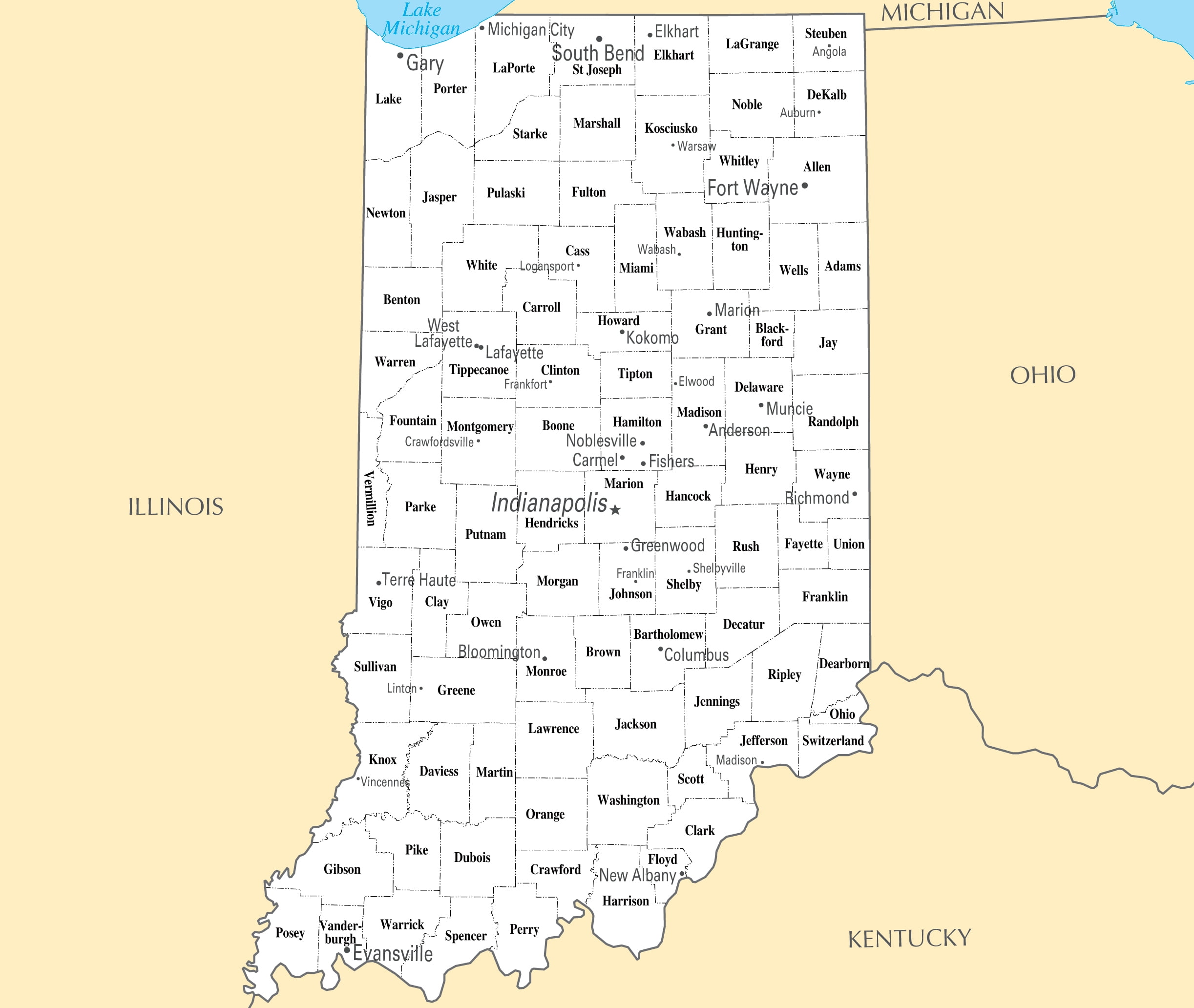 state of indiana obituaries