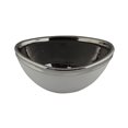 thumbnail image 1 of Cheungs 5084L 2.5 lbs White Ceramic Oval Container with Silver Electroplate Trim, 1 of 1
