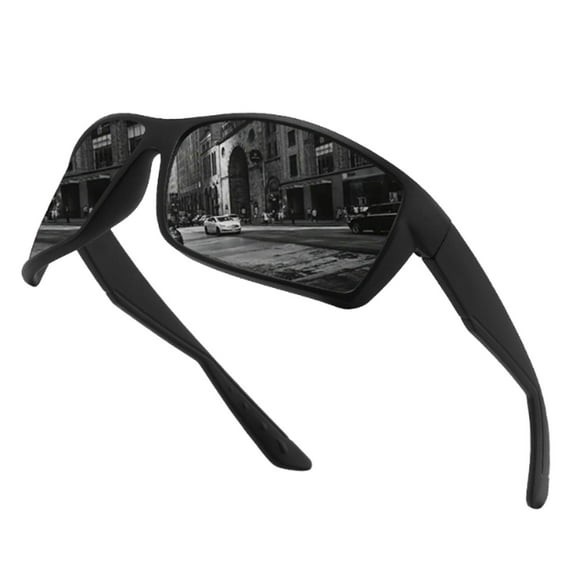 NIUBWJL Polarized Fit Over Glasses Sunglasses for Men Women, UV Protection Sports Wrap Around for Driving Cycling Fishing