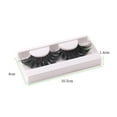 thumbnail image 5 of Kmxyo 1 Pair Christmas Eyelashes Natural 3D Effect Soft Lightweight Compact Dress Up Man-made Fibers 25mm Beauty False Eye Lashes for Party, 5 of 7