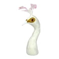 thumbnail image 3 of jifeng Mannequin Paon Tête Décorative Fête Élégante Simulation Tête d'Animal Modèle Blanc 23 cm, 3 of 9
