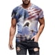 thumbnail image 1 of Camisetas de Cuello de la Tripulación de los Hombres de Verano Redondo Cuello Impreso Camiseta, Top Atlético de Secado Rápido Casual para los Hombres, 1 of 5