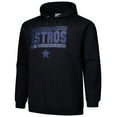 thumbnail image 2 of Men's  Black Houston Astros Stack Fleece Pullover Hoodie, 2 of 3