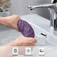thumbnail image 5 of Kdxio Hand Towel Retro Florals Purple for Bathroom Kitchen Fingertip Bath Towels 27.5 x 16 Inch Home Hotel Gym Laundry Room, 5 of 9