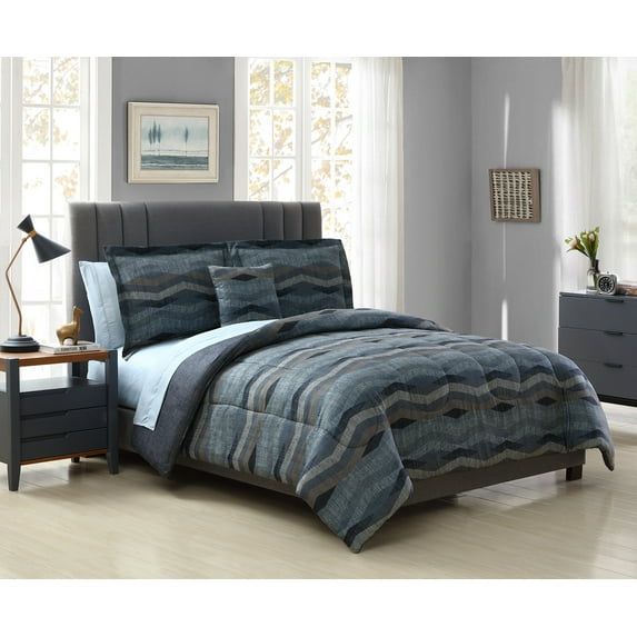 Hamilton Hall Powell Chevron Stripe Comforter Set by Hamilton Hall