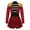 Red, variant on Girls Ringmaster Dance Jumpsuits Sequins Long Sleeve Tassel Jumpsuits Red-A 16