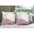 thumbnail image 6 of Ambesonne Floral Throw Pillow Cover 4 Pack, Flowers Watering Pot, 24", Multicolor, 6 of 7