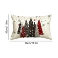 thumbnail image 4 of Taotanxi Christmas Clearance Sales Three-dimensional Effect Pillowcase Christmas Pillow Cover Festival Decoration Sofa Decoration Flax Pillowcase Bedroom Home Sofa Decoration Sofa Pillowcase, 4 of 6