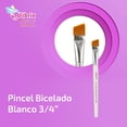 thumbnail image 1 of Colibrix Pincel Blanco biselado 3/4 In. COLIBRIX Pincel, 1 of 3