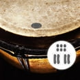 thumbnail image 2 of KALLORY 10Pcs Black Drum Silencers for Practice and Drum Set 3.93X0.79X0.20in, 2 of 8