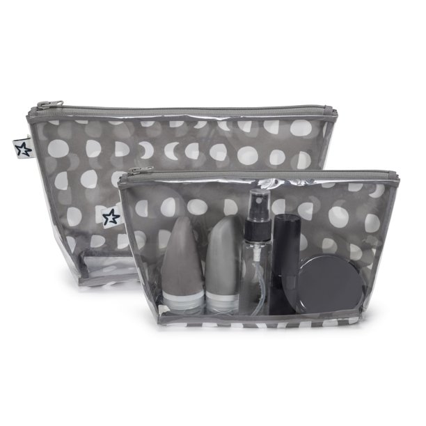 Juego de 2 bolsas de viaje Tiny Twinkle a prueba de desorden Luna