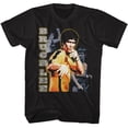 thumbnail image 1 of Bruce Lee Multi Photo Vertical Text Black Adult T-Shirt 2Xlt, 1 of 2