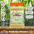 thumbnail image 4 of Rani Haldi Gur Shakkar (Turmeric with Indian Jaggery) Indian Unrefined Raw Cane Sugar 17.5oz (1.1lbs) 500g PET Jar ~ Gluten Friendly | Vegan | NON-GMO | Kosher | No Salt or fillers | Indian Product, 4 of 10