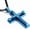 blue: 2.52″, variant on Men's Cross Necklace 316L Stainless Steel Large Jesus Christ Pendant Jewelry Rolo Chain for 24''