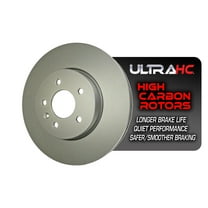 UltraHC Coated High Carbon Brake Rotor, Front UR005604, Cadillac ATS 2018-2013