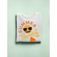 thumbnail image 3 of Summer Vacation - Retro Beach Emoji Travel Graphic Men's Sweatshirt, 3 of 4