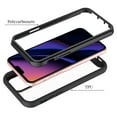 thumbnail image 2 of Apple iPhone 12 Pro Max /6.7" Phone Case Hybrid Cover Rugged [TPU Cushion] Enhanced Hand-Grip TPU Cushion Bumper + Clear Shock-Absorbing Frame Protective Hard BLACK Cover Fit for iPhone 12 PRO MAX, 2 of 7