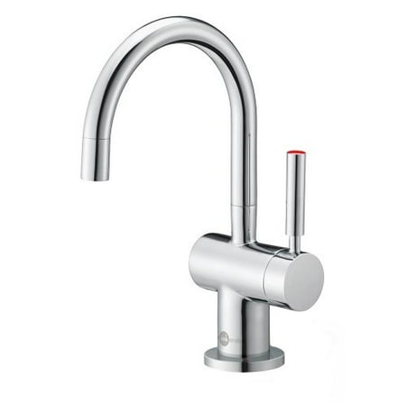 Instant Water Dispenser Faucet - Insinkerator F-H3300C Modern Chrome Instant Hot Water Dispenser Faucet