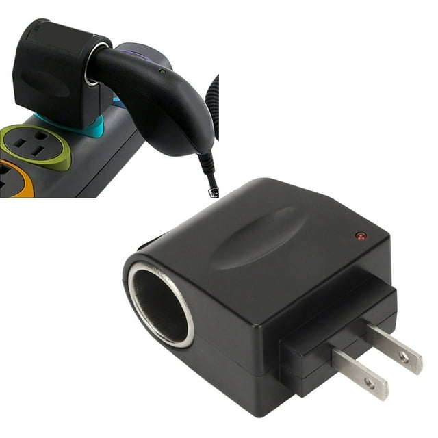 Convertidor De Corriente De Pared De CA A CC De 12 V, Adaptador De Fuente De Alimentación Para Automóvil, Indicador De Carga Conveniente Para Dispositivos Electrónicos Pequeños