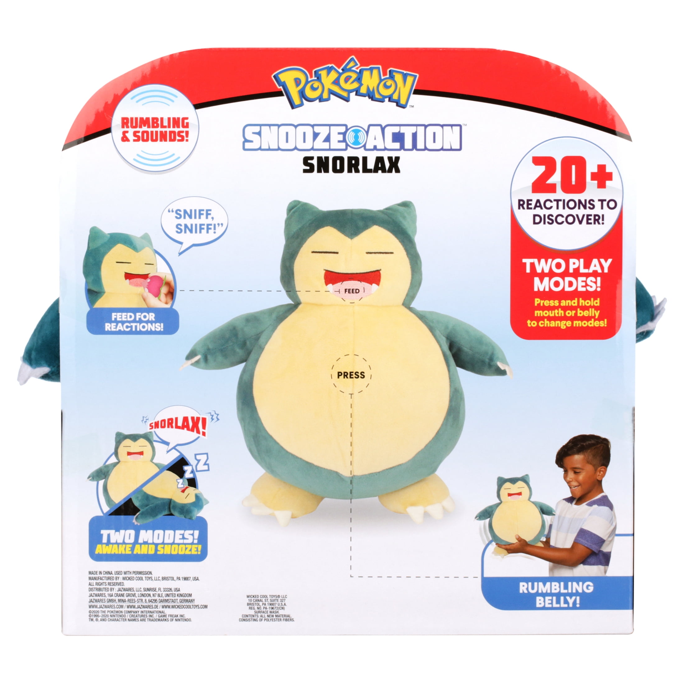 pokemon snooze action snorlax