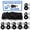 50PCS Black, variant on 30PCS Figure 8 Fastener with Screws, Heavy Duty Table Top Fasteners, 12 Gauge Steel Desk Top Connectors