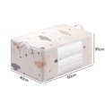 thumbnail image 4 of Caja de almacenamiento de ropa Bolsa de almacenamiento de edredón duradero para edredones Ropa de cama (L Beige), 4 of 4