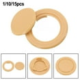 thumbnail image 4 of Patio Garden Table Parasol Umbrella Hole Ring Cover Set 2 Inch Plastic Brown, 4 of 5